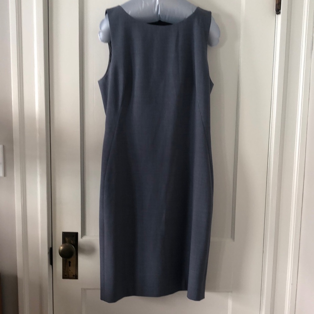 Theory Betty 2 Urban Sheath Dress. Shift Career Dress Sz 12 Wool Blend EUC
